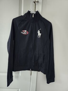 Ralph Lauren Polo US Open Black Zip-Up Jacket